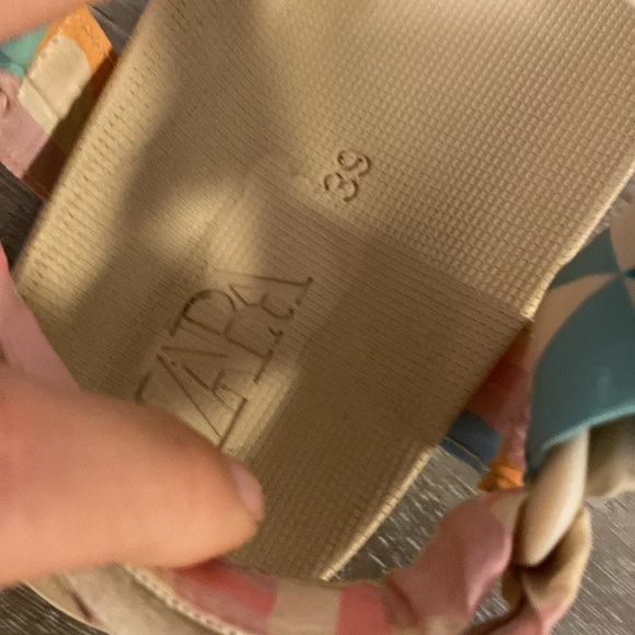 Zara | Multicolor Technical Sandals Size 39 - Picture 7 of 8